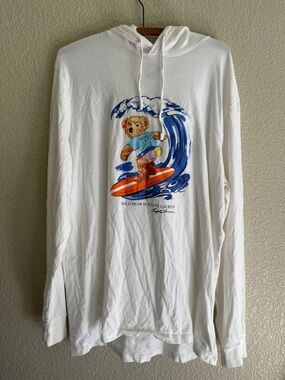 Ralph Lauren Polo Bear Surf Lightweight Pullover Long Sleeve Men’s Size XL